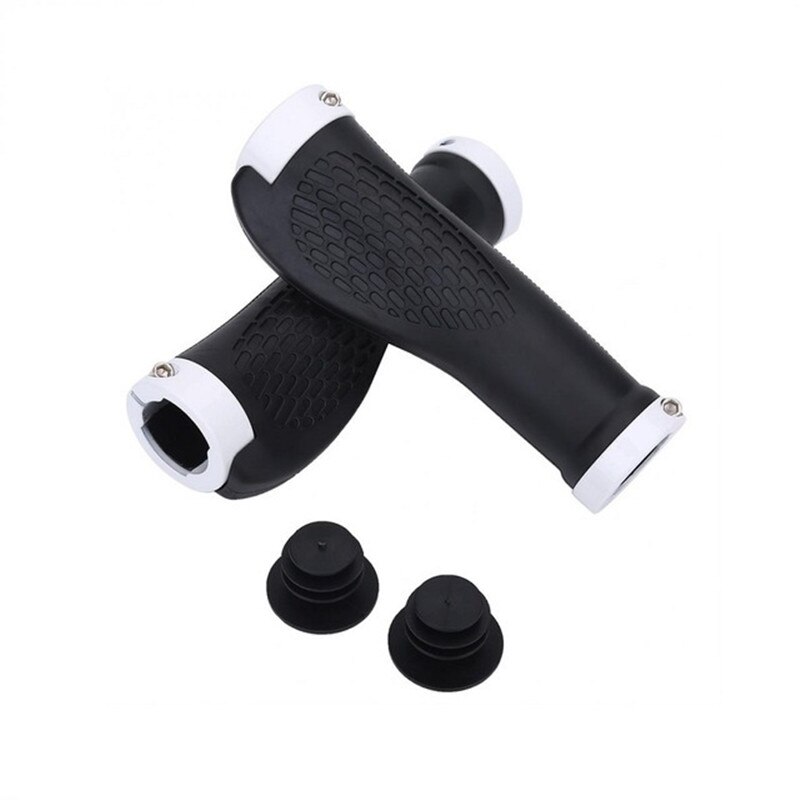 Cykel cykel handtag grepp cykeldelar mtb handtag grepp cykel handtag cykling bmx handgrepp cykel styr grepp cyklar: Vit