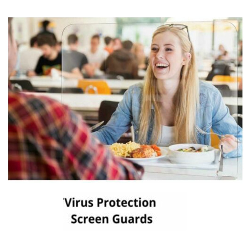 Sneeze Guard Shield Desk Partition Baffle Screen Anti-spray Transparent Isolation Board Protect Dividers Secure Divider Baffle