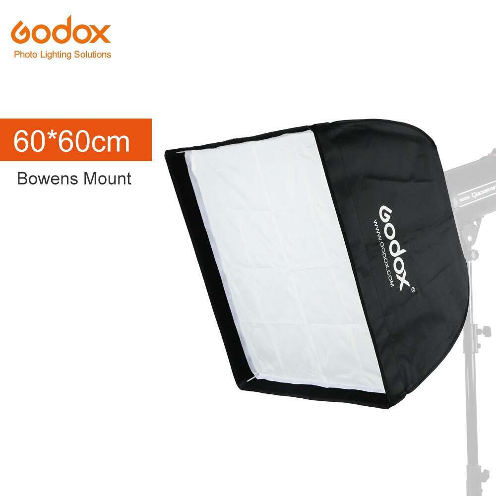 Godox 60x60 cm Draagbare Rechthoekige Paraplu Softbox SB-UE 60x60 cm/24 &quot;x 24&quot; met Bowens Mount voor Speedlite