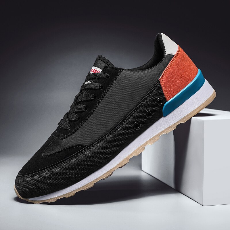 Canvas skor sommar höst sneakers herr fritidsskor ventilerande mesh skor för herr loafers sneakers herr tränare