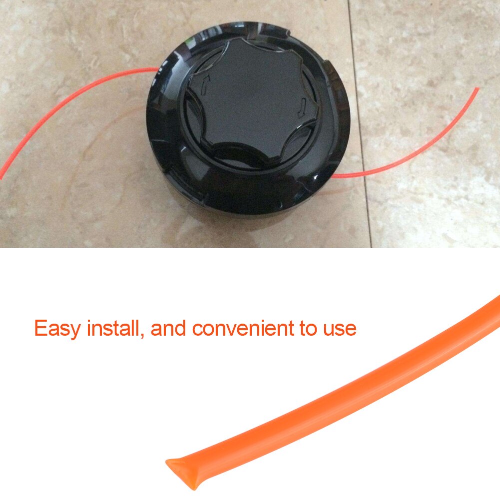 Fil de coupe en Nylon pour tondeuse à gazon à essence, 3mm, 50m/120m