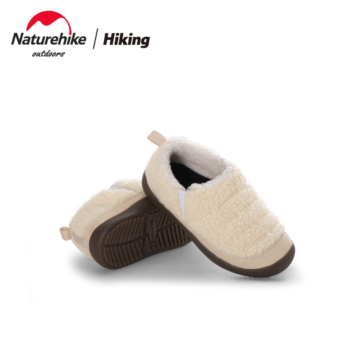 Naturehike – chaussures de Camping en peluche pour hommes et femmes, pantoufles antidérapantes unisexes, chaudes pour la maison, hiver