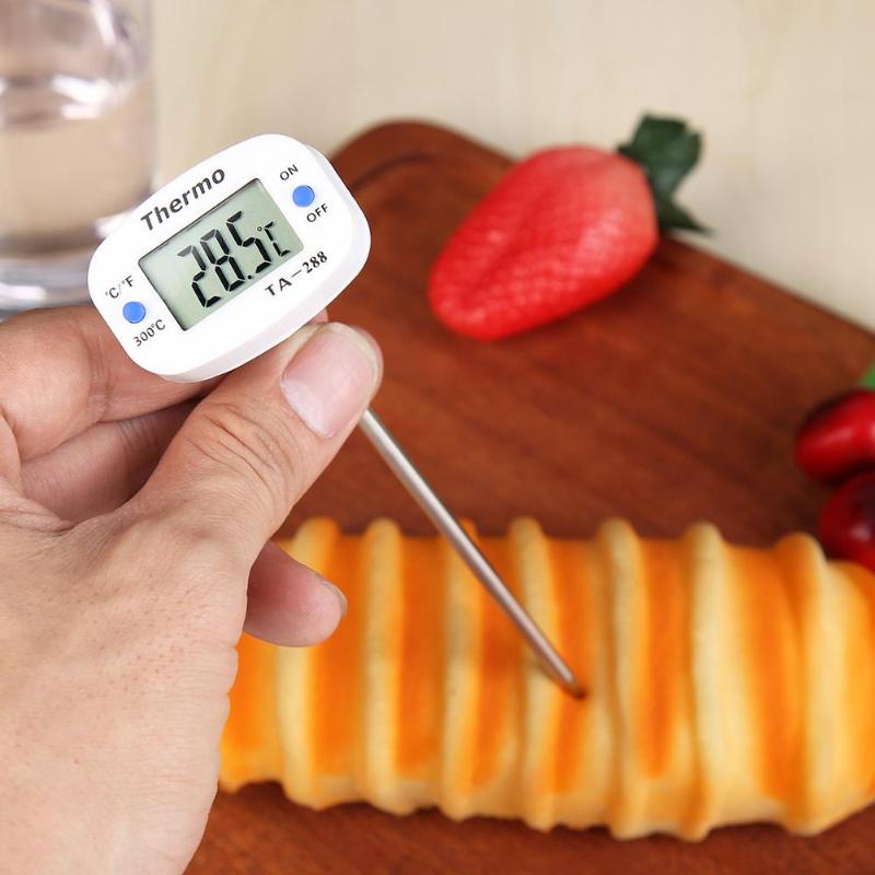 Digitale keukenthermometer voor bbq, elektronische digitale voedselthermometer, bbq-water, melk, vleestemperatuur, keukengereedschap