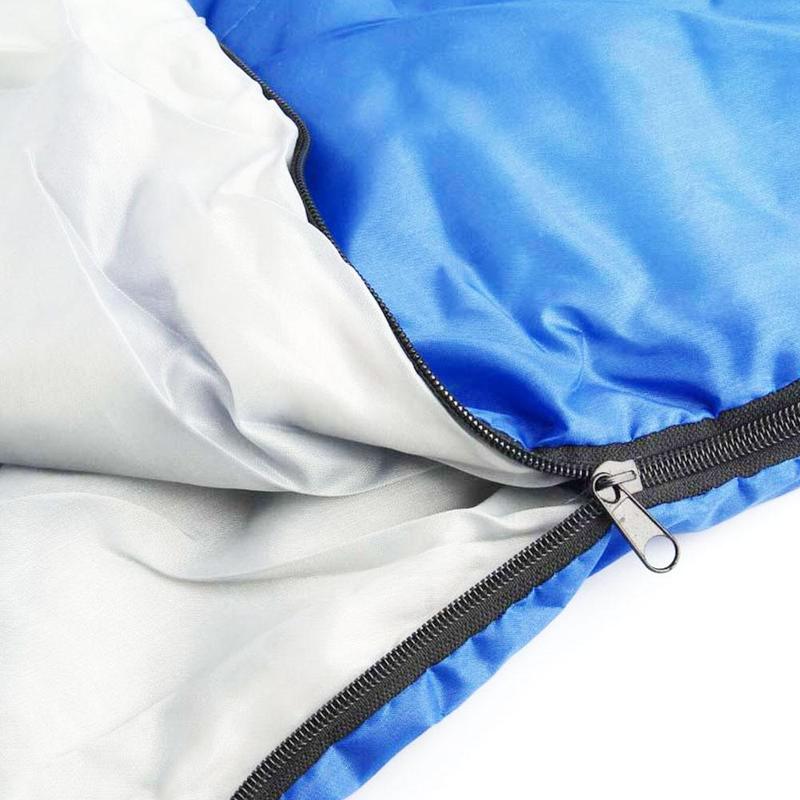 Camping schlafsack umschlag mit kapuze schlafsack frühjahr jahreszeiten drei erwachsene sommer herbst tasche schlaf freizeit draussen und I7W1