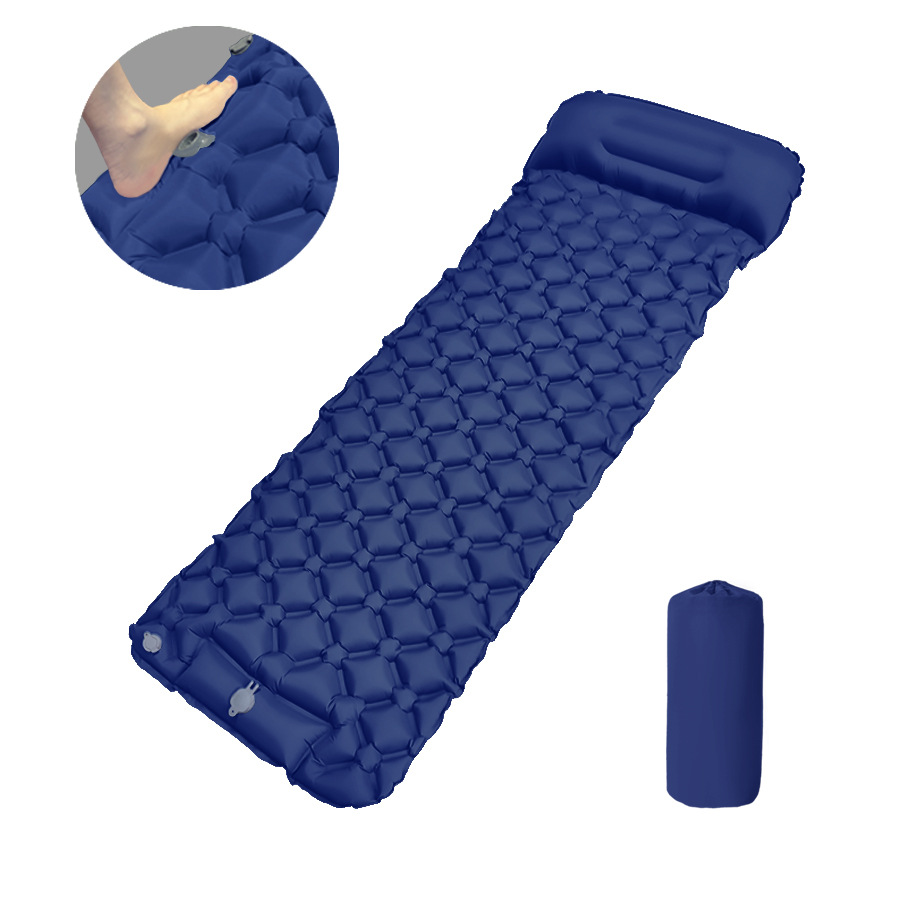 Camping Sleeping Mats -Self Inflating Sleeping Pad, Ultralight Air Mattress,Compact Sleeping Mats for Camping, Hiking, Traveling: SKY BLUE