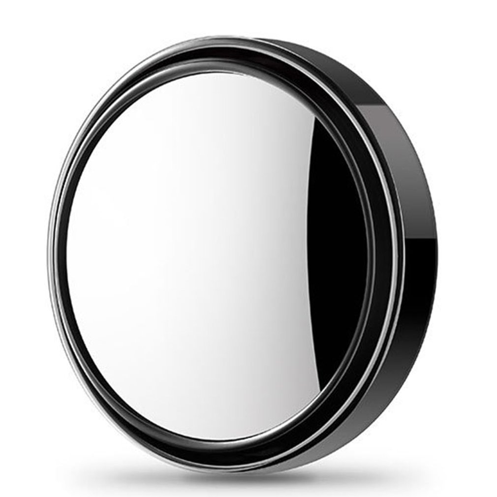 Auto Kleine Ronde Spiegel 360 Graden Verstelbare Achteruitkijkspiegel Blind Spot Super Clear Extra Omkeren Groothoek Reflecterende: Default Title