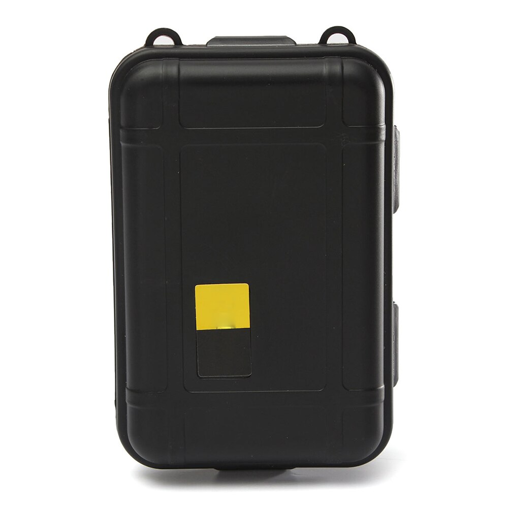 1pc Outdoor Boxes Waterproof Airtight Survival Case Container Storage Carry Box: Black