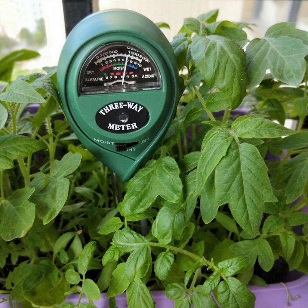 3 In1 Ph Tester Water Moisture Light Test Meter Kit For Garden Plant Flower Humidity Measuring Device Moisture Meter Hygrometer