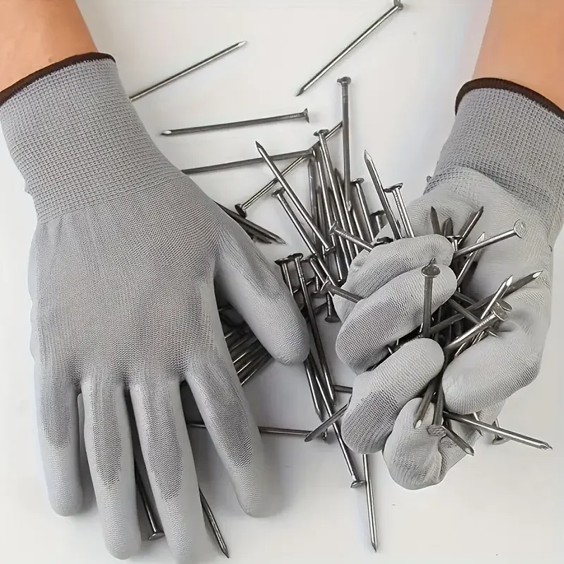 1/10 Paar antistatische Handschuhe, antistatisch, ESD, elektronischer Arbeitshandschuh, PU-beschichtet, handflächenbeschichtet, rutschfest, für den Fingerschutz