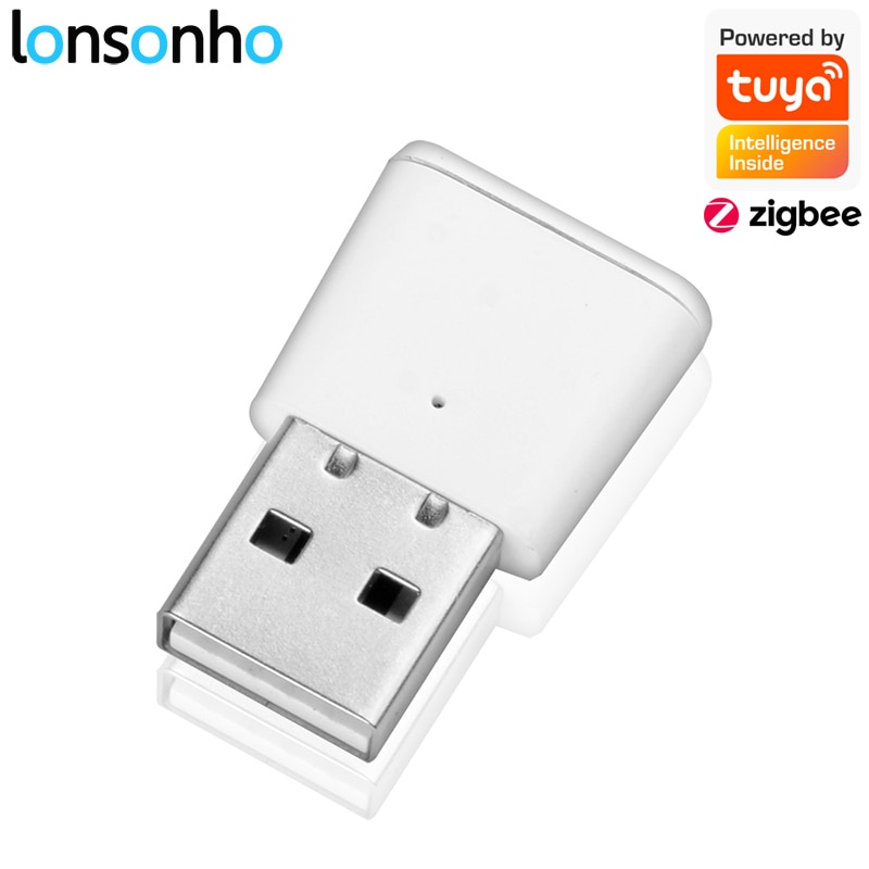 Lonsonho Tuya Zigbee Signal Repeater USB Zigbee Mesh Transmiter Expand 20-30M Compatible ZHA Zigbee2MQTT Tasmota deCONZ