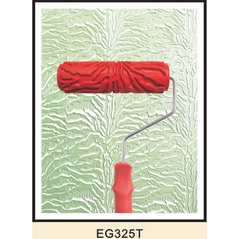 Various Embossed Patterns Of Paint Roller With Plastic Handle: E