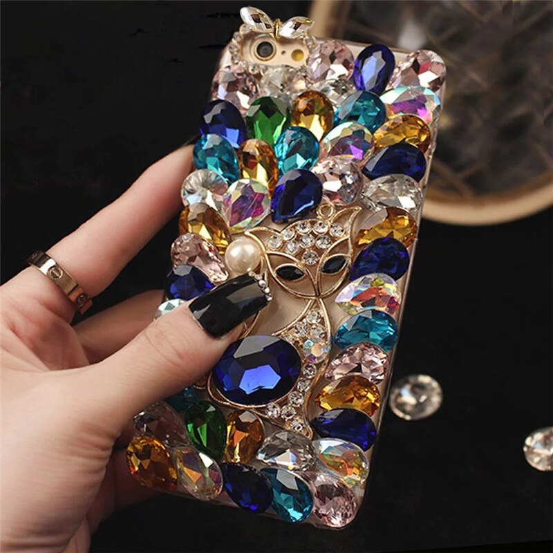 Bling Rhinestone Case For Iphone 12 pro max Etui Luxury Shinny Diamond Caja For iphone 12 max Coque: For iphone 12pro max / BLUE