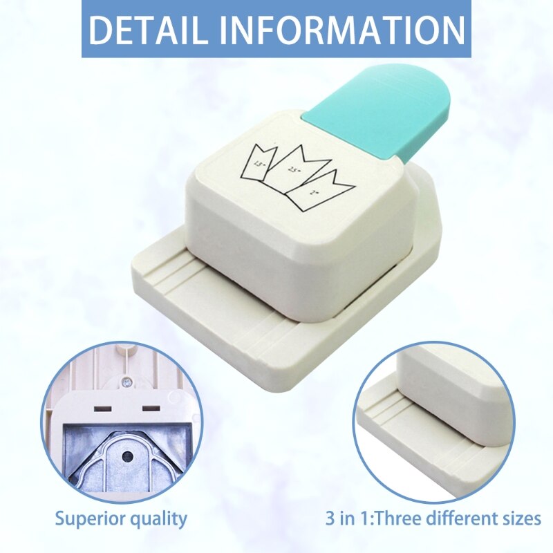 Gxma 3 In 1 Tag Punch Hoek Cutter Paper Punch Bladwijzer Ponsmachine Voor Diy Ambachten Projecten Scrapbooking