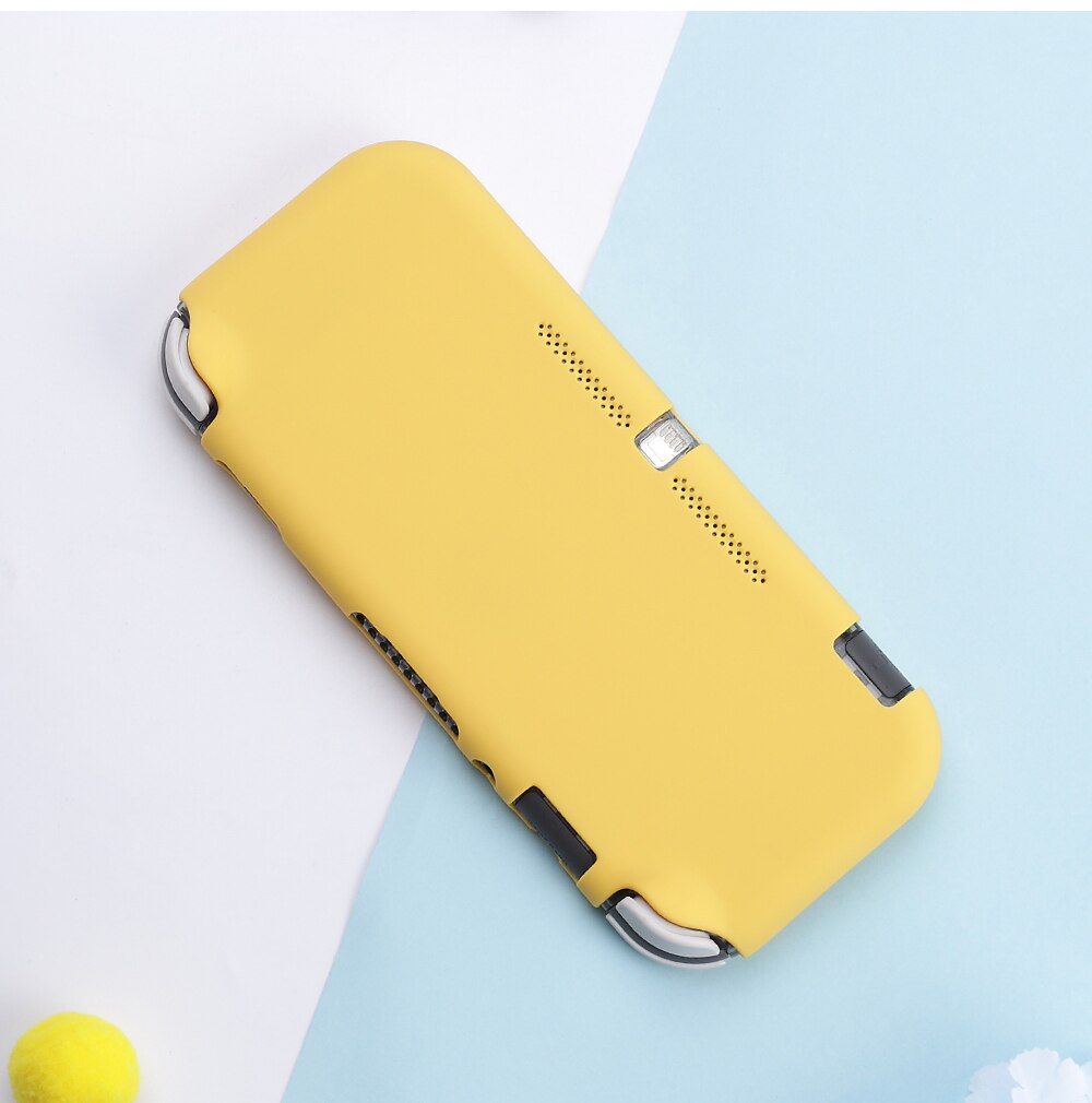 ModX Pink Blue Color Protective Case For Nintendo Switch Case Bag For Nintend Switch Lite NintendoSwitch Lite Shell Back Cover: Switch Lite Yellow