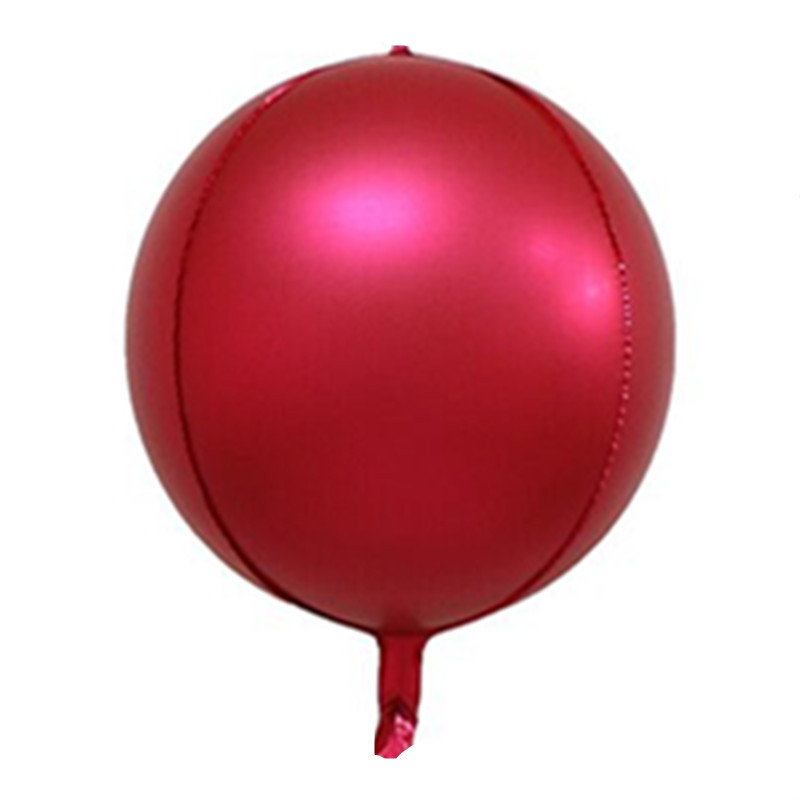 18 tum stor pärlemorskimrande 4d aluminium film ballong födelsedagsfest metall bröllopsfest dekoration bakgrund foto rekvisita