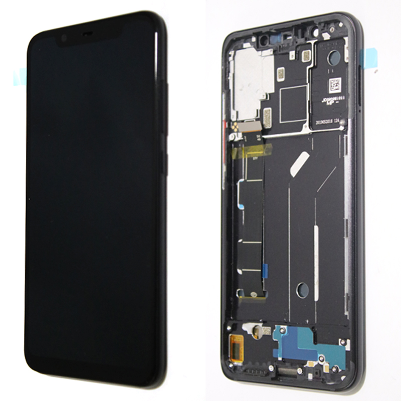 Pantalla Amoled 100% Original para XiaoMi Mi8 Mi 8 M1803E1A, 6,21 ", montaje de digitalizador con pantalla táctil, piezas de reparación