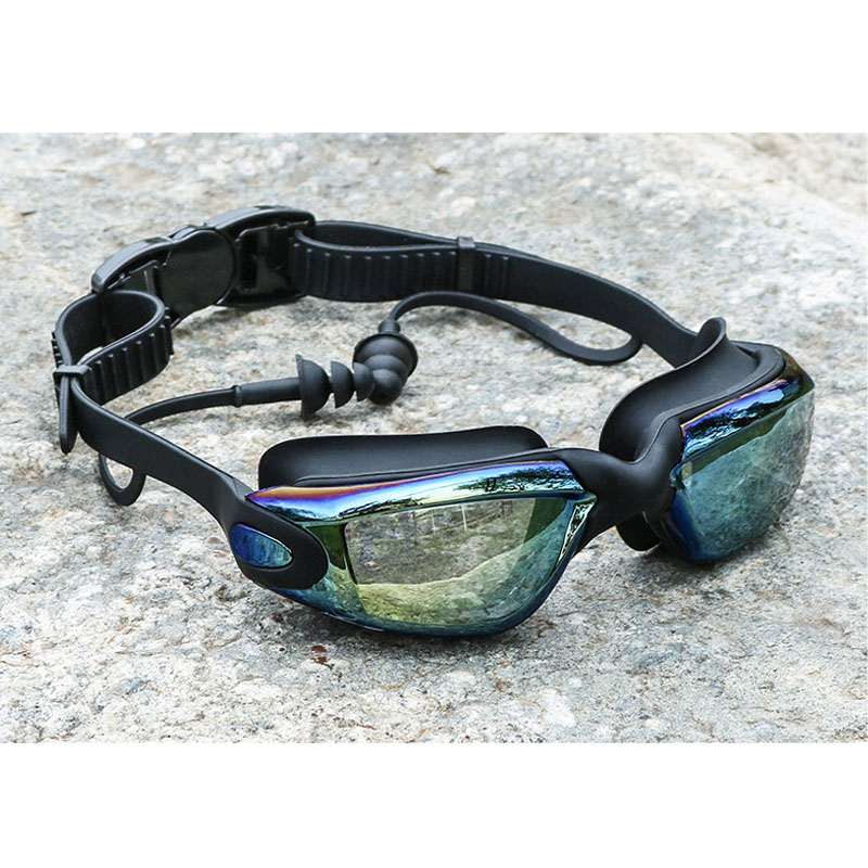 Gafas de natación profesionales para hombre y mujer, lentes impermeables antiniebla, para natación y piscina, unisex