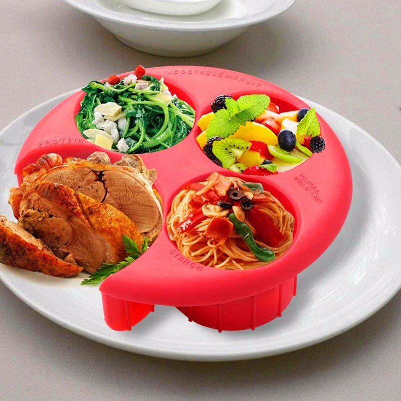 Herramientas de cocina para medir porciones de comida, utensilios de cocina para perder peso, respetuosos con el medio ambiente, juegos de vajilla, 1 ud.