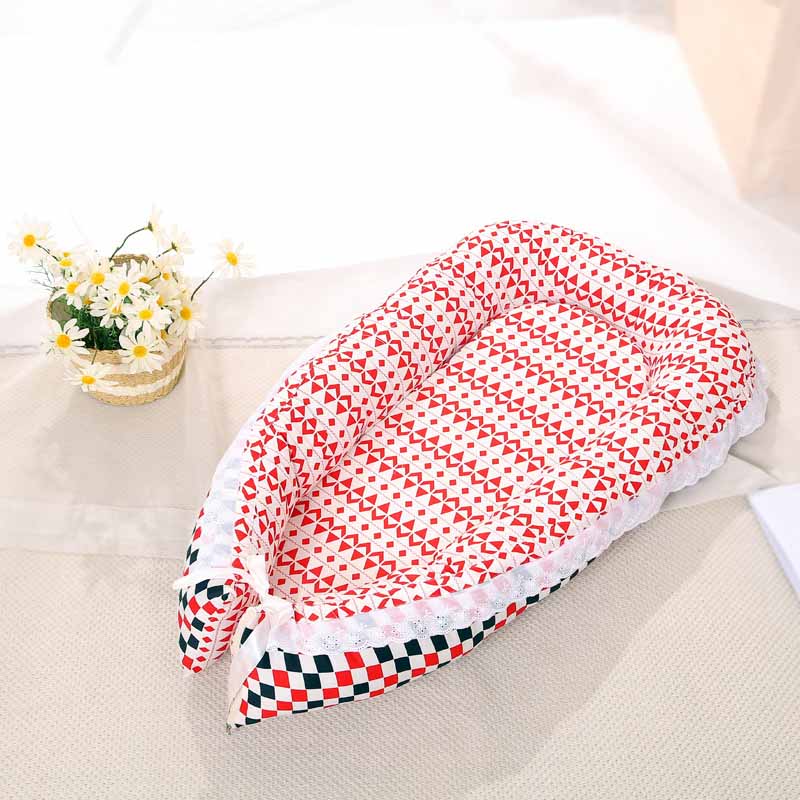 Lit de bébé bionique Portable en coton, berceau amovible et lavable, pour -né, nid de couchage, lit de couchage de 0 à 36 mois: 6