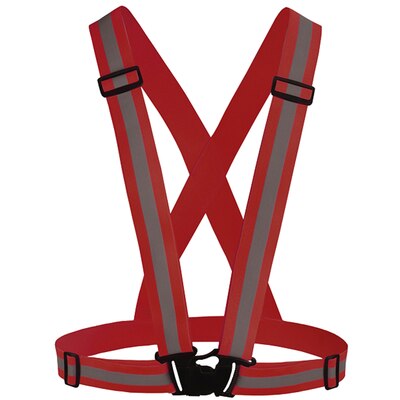 Reflective Safety Vest Strips for Construction Traffic Warehouse Visibility Security Jacket Reflective Strips Work Wear Uniforms: red