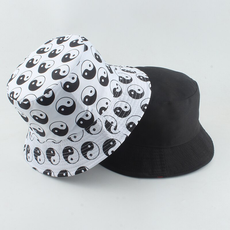 Pink two sided -Chapeau de pêcheur réversible en coton pour hommes et