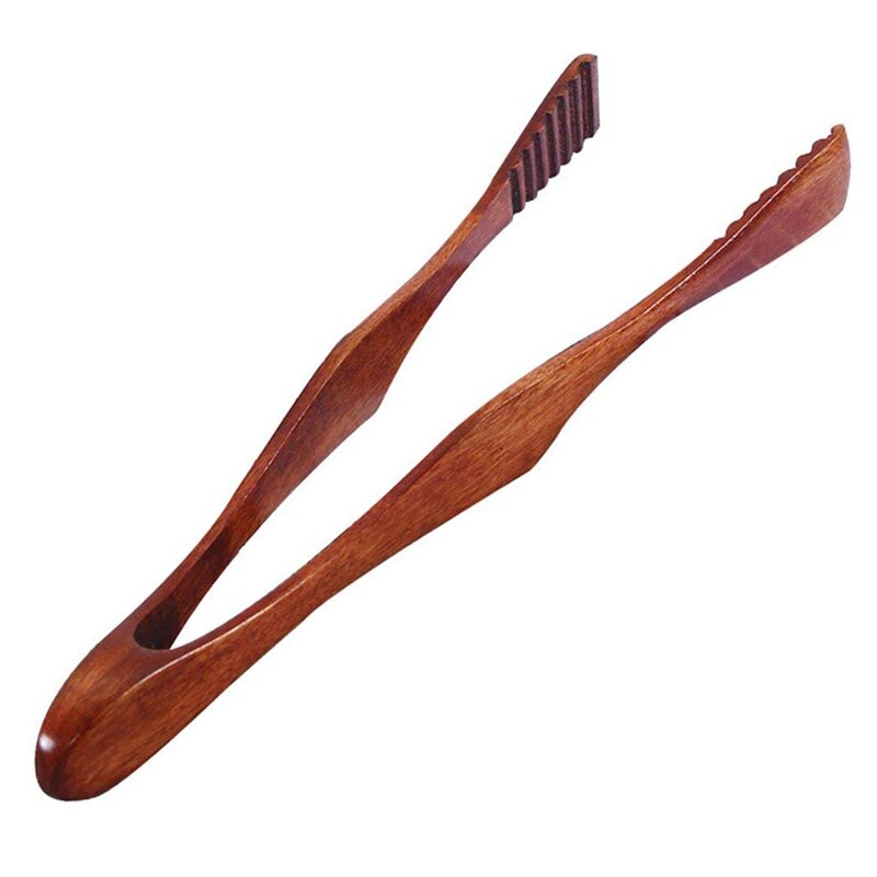 Pinzas de madera para cocina, pinzas para ensaladas, pinzas para barbacoa, pinzas para carne, pan, pinzas para tostadas, utensilios de madera, herramientas de cocina.