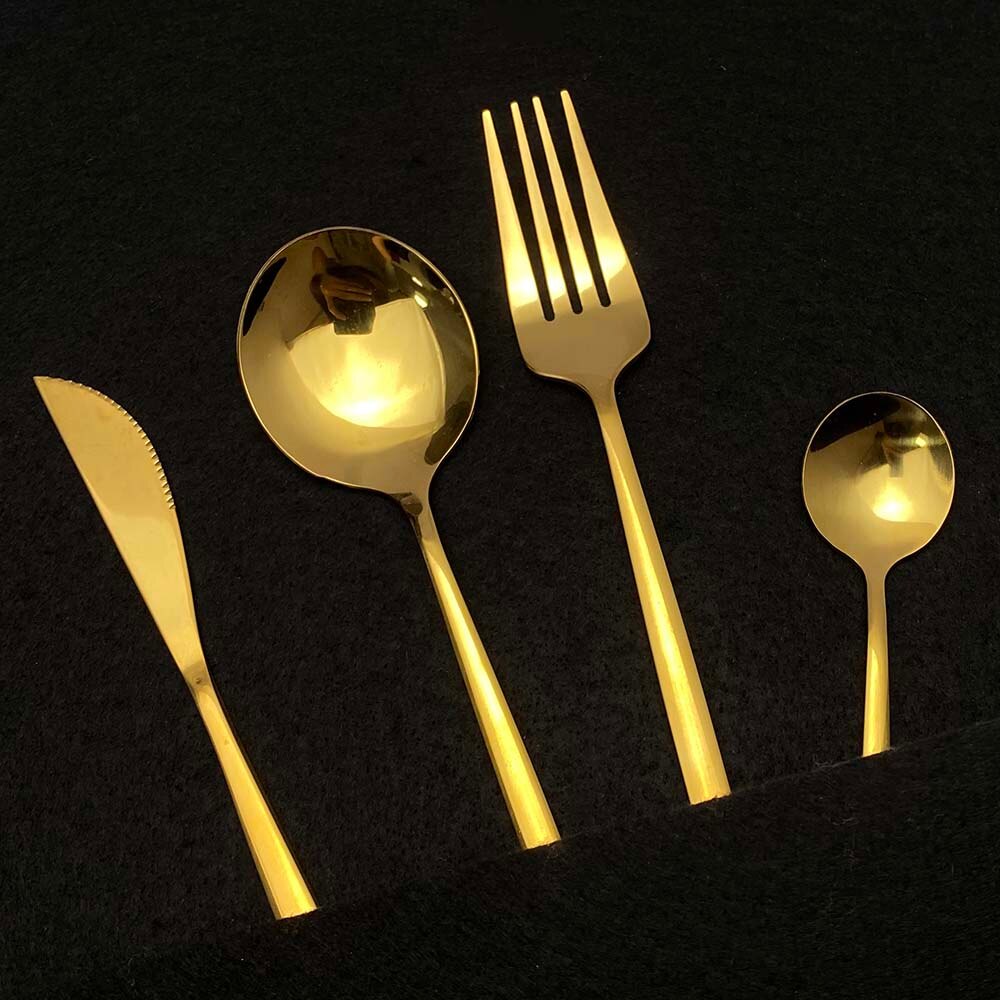 30pcs Dark Green Dinnerware Set 18/10 Stainless Steel Cutlery Set Flatware Tableware Set Dinner Knife Fork Spoon Dishwasher Safe