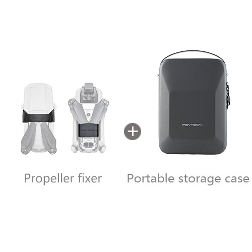 PGYTECH – sacoche de transport pour Drone DJI Mavic Air 2, sac Portable, sac de rangement pour Drone DJI Mavic Air 2, étui/boîte, accessoires: fixer with case