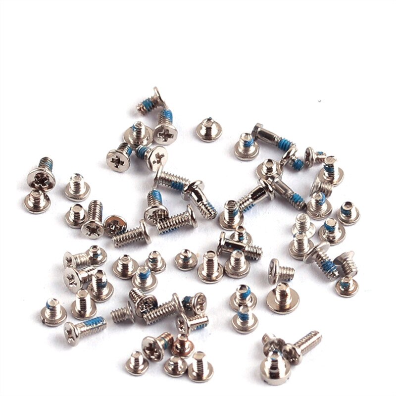 Juego completo de tornillos para iPhone 6 6s plus 5 5S 5C Kit completo de tornillos de repuesto accesorios para teléfono