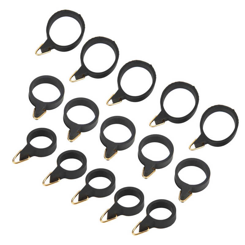 Fishing Rod Hook Holder Rubber Circle Lure Hook Keeper for Fisherman