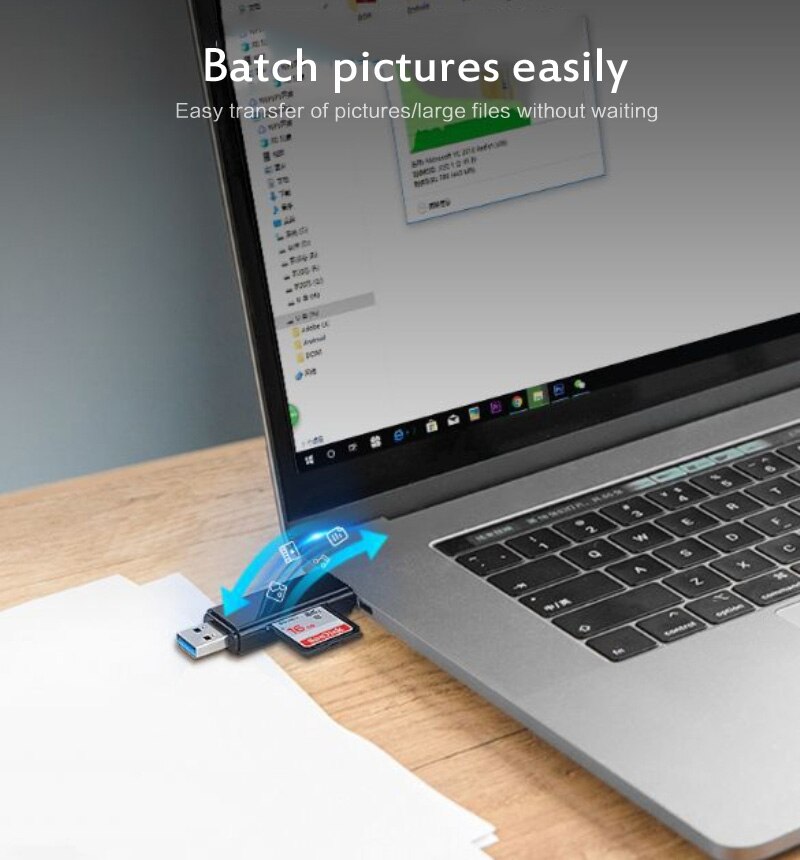 Kaartlezer USB3.0 Type C Naar Sd Micro Sd Tf Adapter Voor Mobiele Telefoon Computer Universal Multi-Functie Otg geheugenkaartlezer