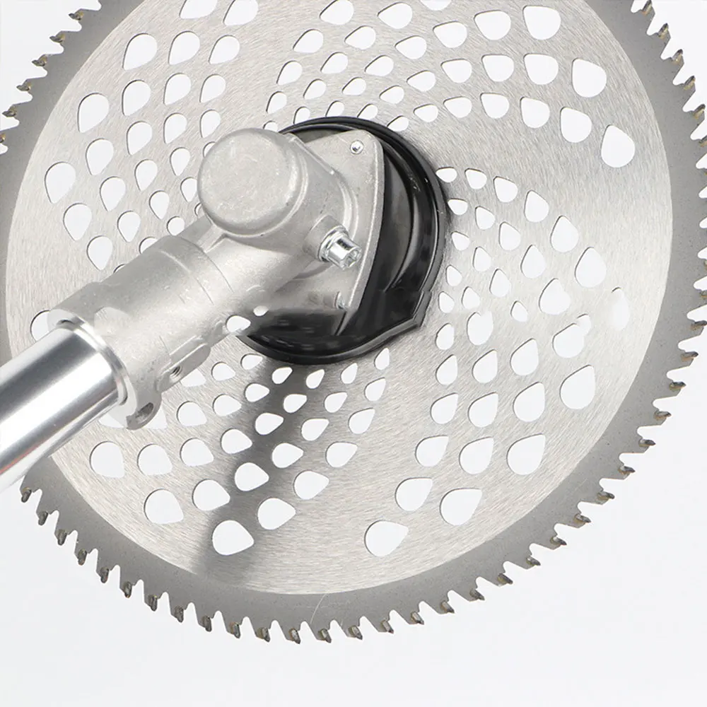 40T/60T/80T 10 Inch Carbide Tipped Alloy Brush Cutter Saw Blade Lawn Mower Grass Trimmer Garden Tool Replacement Cutting Disc