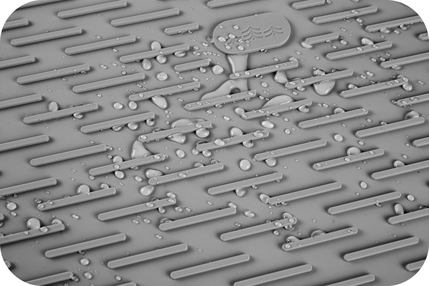 Siliconen Droogmat Schotel Kom Cup Antislip Anti Pad Onderzetter Pannenlap Mat Lepelsteun Aftappen Coaster Aanrecht Placema: S / Roze