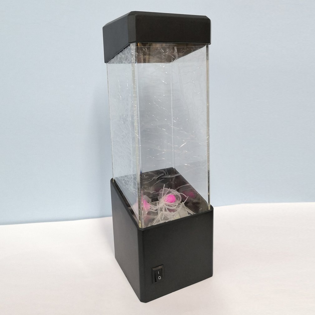 Méduse boule d'eau Aquarium réservoir LED lumières lampe Relax chevet lumière d'ambiance pour la décoration de la maison lampe magique