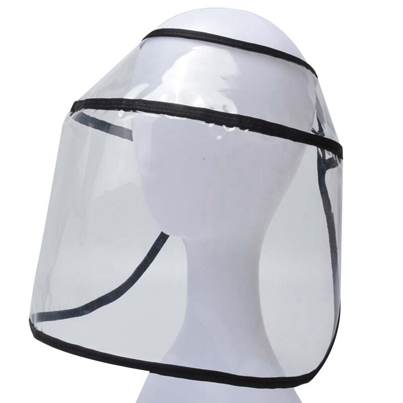 Unisex Protective Full Face Cover Cap Hats Lace Up Anti Droplet Anti Saliva Dust-proof Collapsible Man Women Cap Hats