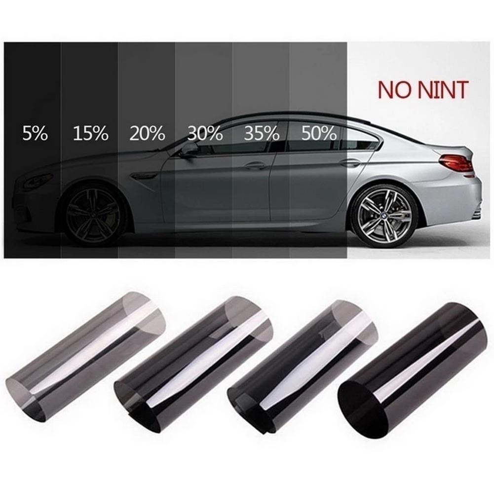 50cm X 100cm 1/5/15/25/35/50% VLT Window Tint Film Glass Sticker Sun Shade Film for Car UV Protector foils Sticker Solar Films