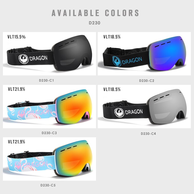 Occhiali da sci protezione UV400 occhiali da Snowboard antiappannamento maschera da sci grande occhiali da neve motoslitta uomo donna sci Sport all&#39;aria aperta D292