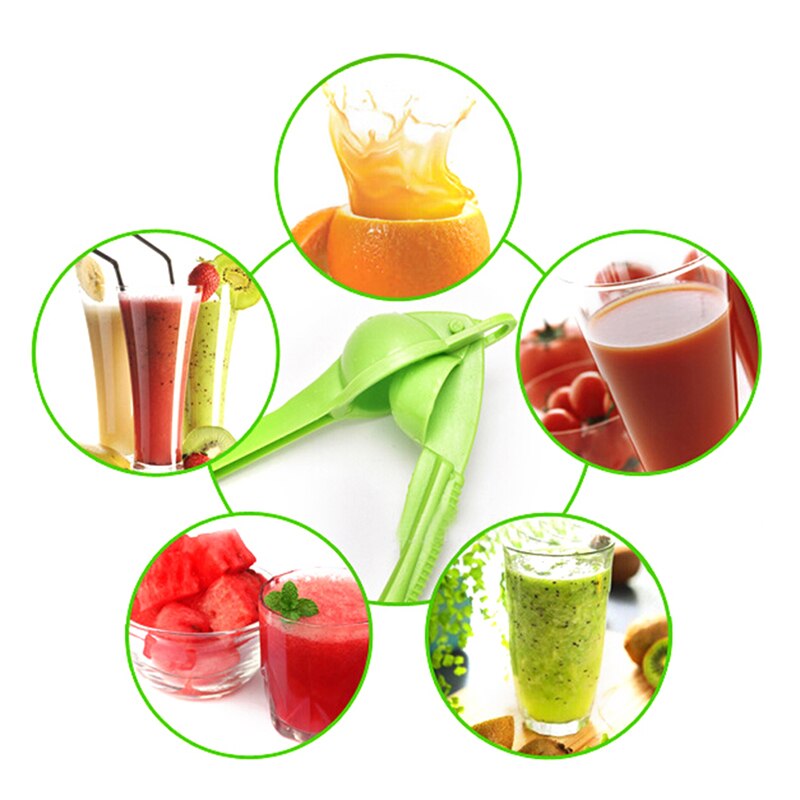 1Pc Lemon lime squeezer 2 in1 manual hand held juicer orange fruit juice press
