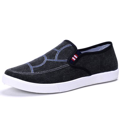 Cresfimix chaussures maskulines mann plus size blå dongerisko herre kule komfortable slip-on sko herre kule sko  b863: B / 9.5
