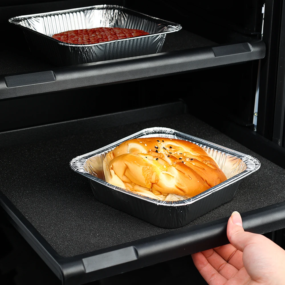 Plateau d'égouttage BBQ, feuille d'aluminium étanche à l'huile, boîte en fer-blanc friteuse à Air plateau jetable, panier de cuisson à la vapeur, outil de cuisine 10 pièces/ensemble