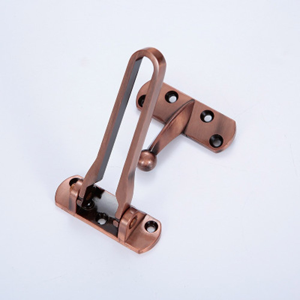 Zinc Alloy Door Bolt Sliding Lock Bolt Anti-theft Lock Hotel Office Security Chain Gate Cabinet Latches Decorative Hardware