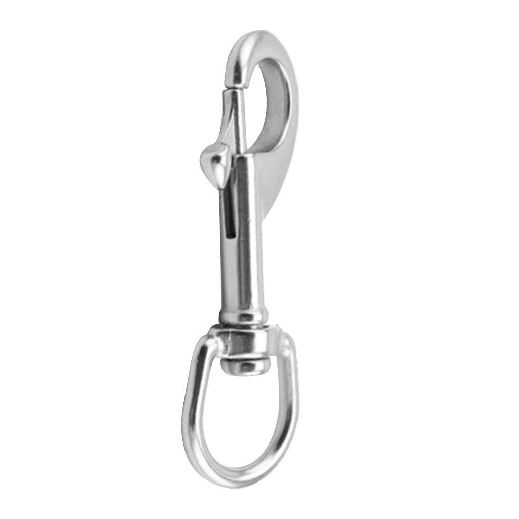 Heavy Duty 80mm Swivel Eye Bolt Snap Hook Marine Dog Chain Clip Key Holder