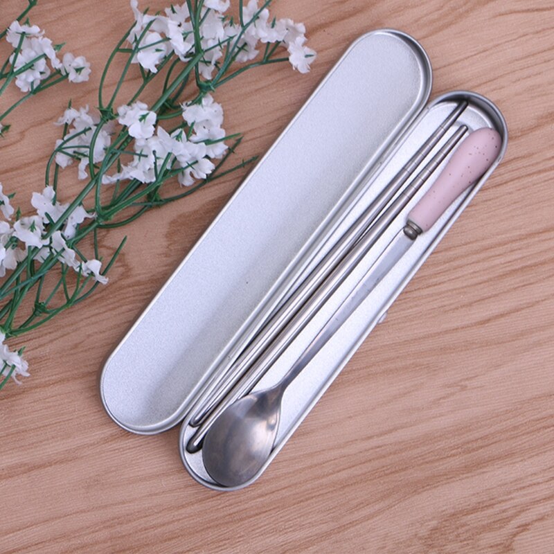 Silver Metal Style Tin Pencil Case Pen Storage Box Stationery Organizer School Office Use C26