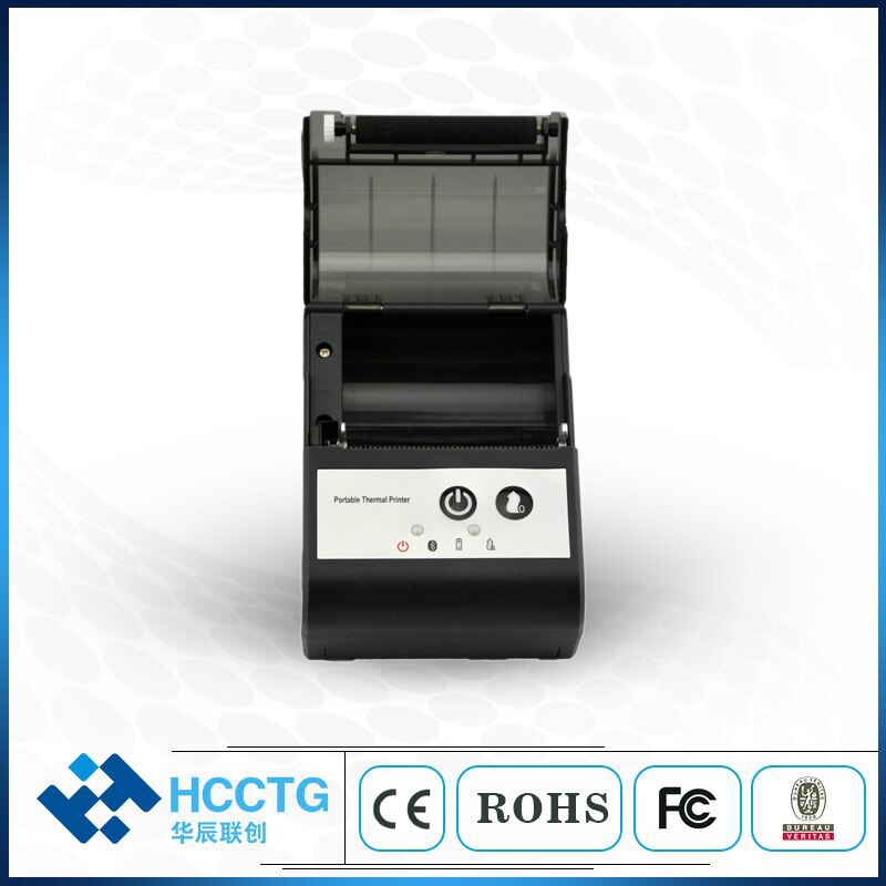 Small 5V 58MM Bluetooth Wireless Invoice Printing Machine Handheld Thermal Ticket Printer HCC-T2P