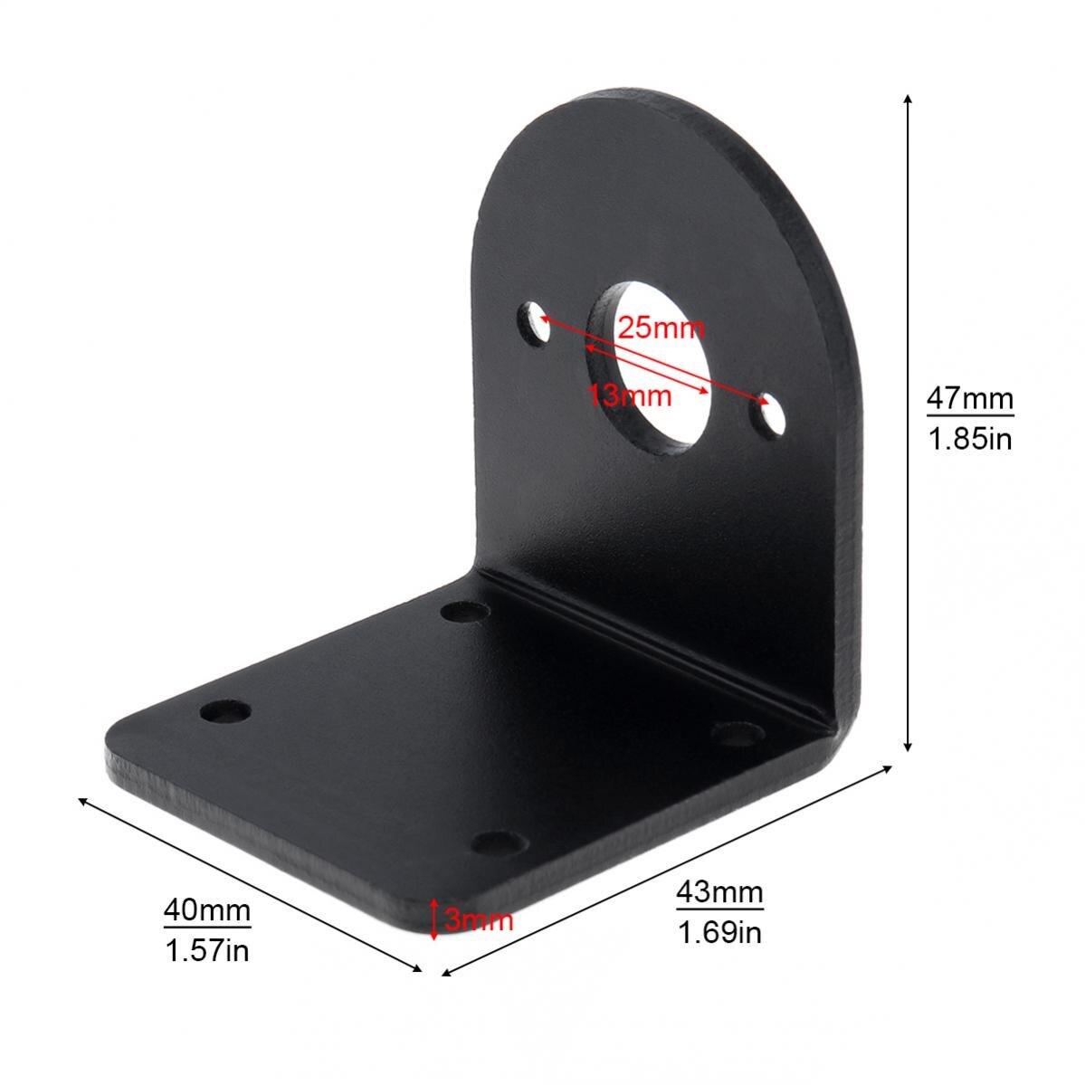 550 DC Motor Mount Bracket 5 Series Universal L Shaped Fixing Mounting Brackets for 555/550/545/540 DC Motor
