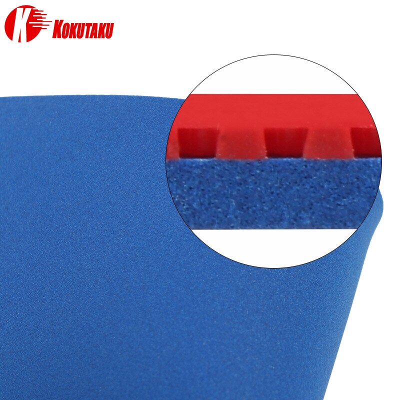 KOKUTAKU tenis de mesa de Ping Pong goma azul pastel esponja espinillas en Rubbers ITTF para más de 40 bolas para raqueta de tenis de mesa