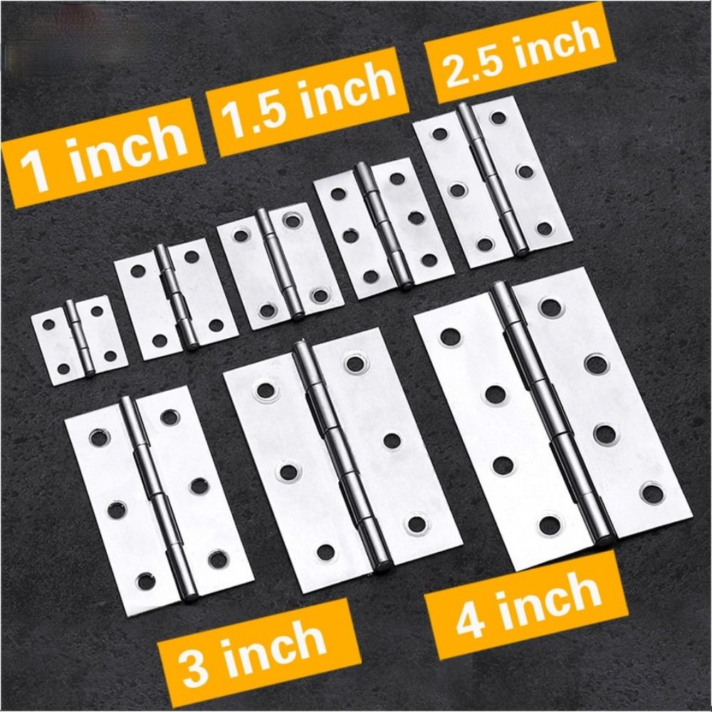 1/1.5/2/2.5/3 pollici cerniera a croce mini in acciaio inox nucleo in alluminio cerniere pieghevoli porta finestra armadio armadio mobili hardware