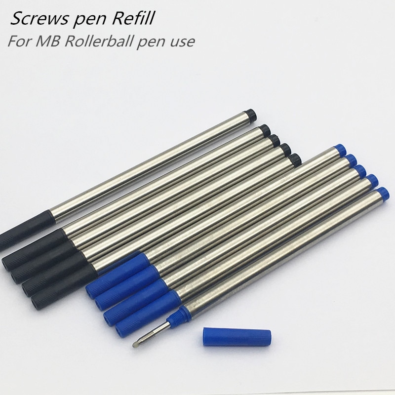 5 pieces per lot Screws Rollerball refill for MB pen ink refills Recharges d'encre pour stylo Rollerball