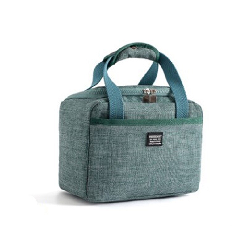 Mittagessen Tasche Neue Kind Frauen Männer Thermische Isolierung Wasserdichte Tragbare Picknick Isolierte Lebensmittel Lagerung Box Tote Mittagessen Tasche: green