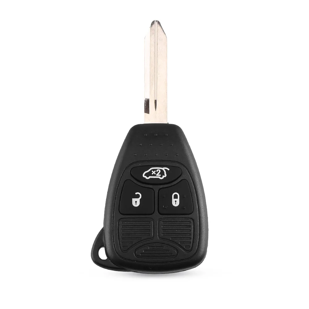 KEYYOU-carcasa para llave de coche, 2/3/4/5/6 botones para Chrysler Pacifica Aspen 300 Dodge RAM Caravan Jeep Commander Grand Cherokee